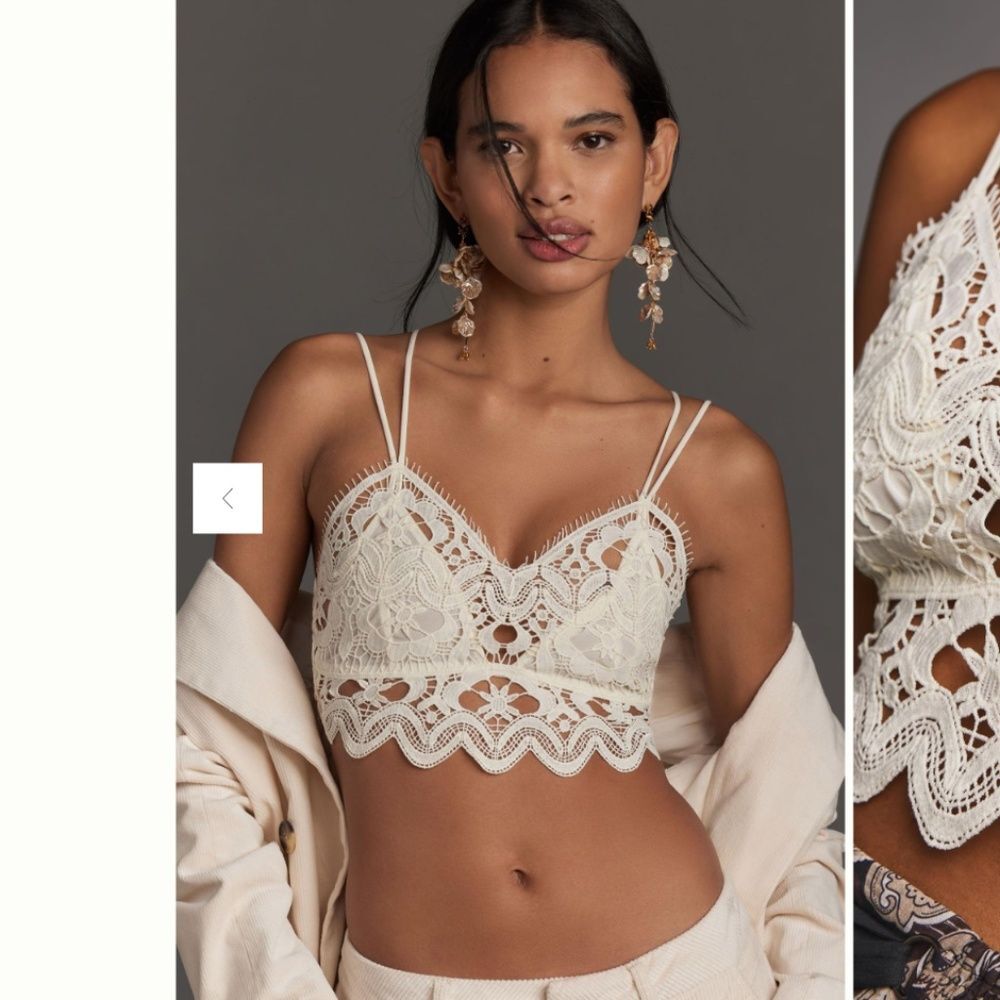 Anthropologie The Viviette Lace Bra Top - Picture 3 of 7